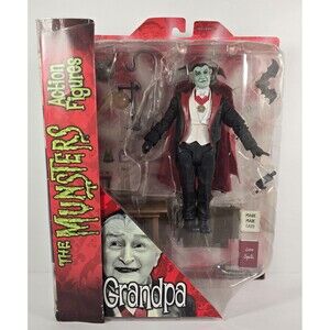 The Munsters Grandpa Diamond Select Action Figure 2011 NEW
